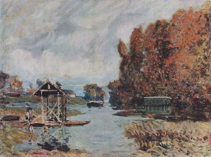 Alfred Sisley Wascherinnen von Bougival china oil painting image